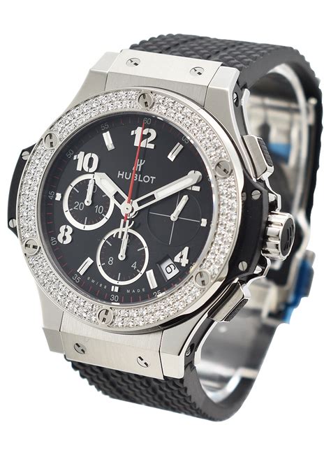 hublot big bang steel diamonds 41mm mens watch|hublot geneve big bang king.